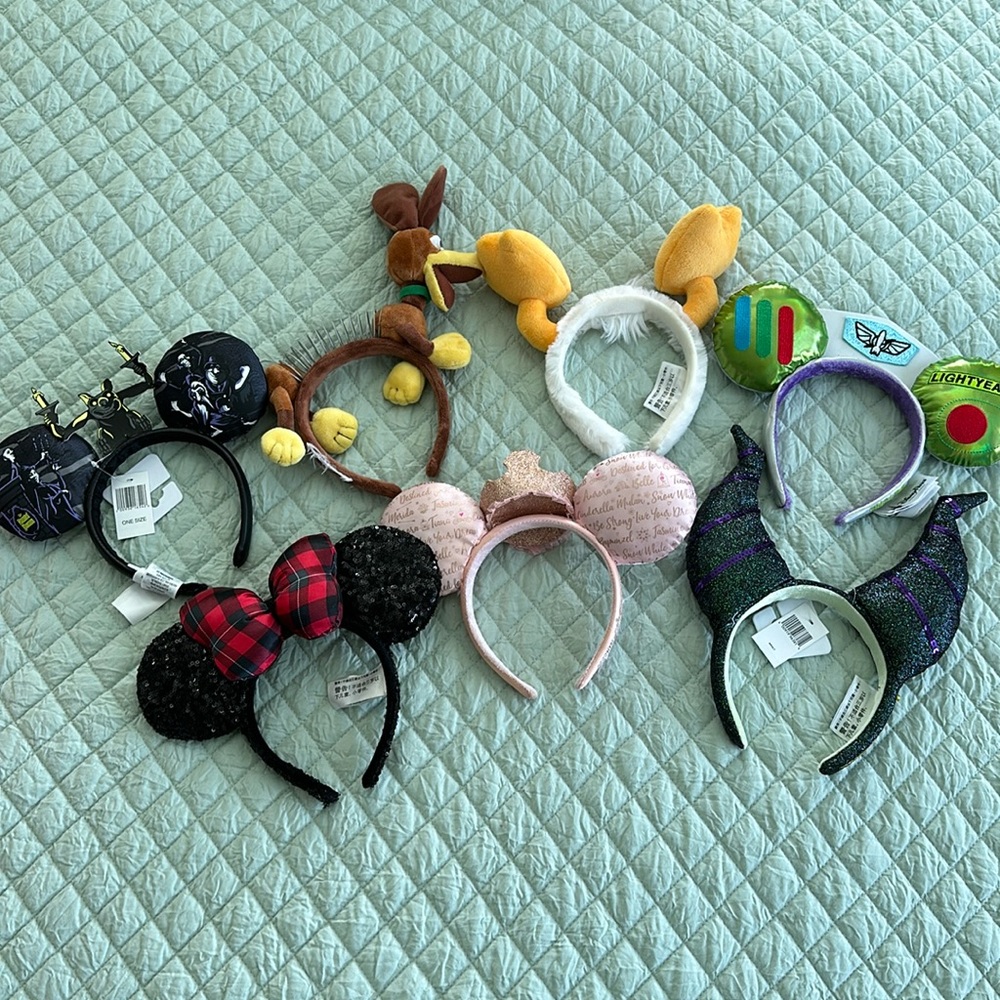 Set of Mickey/Minnie/Disney Ears
